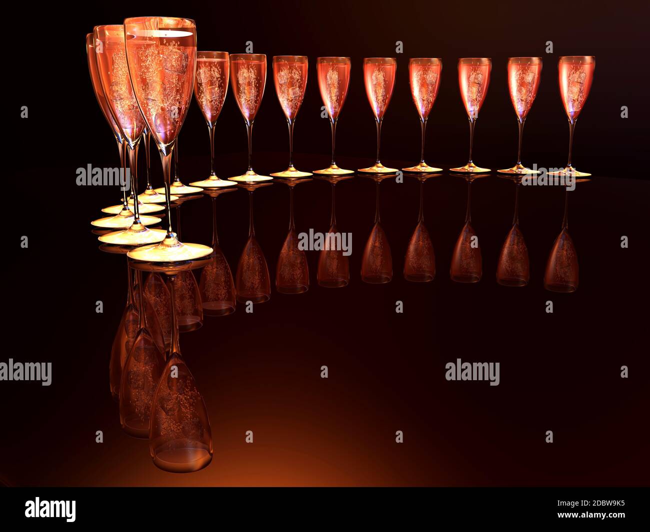 Öffnung der Flasche Wein mit Korkenzieher Stockfoto