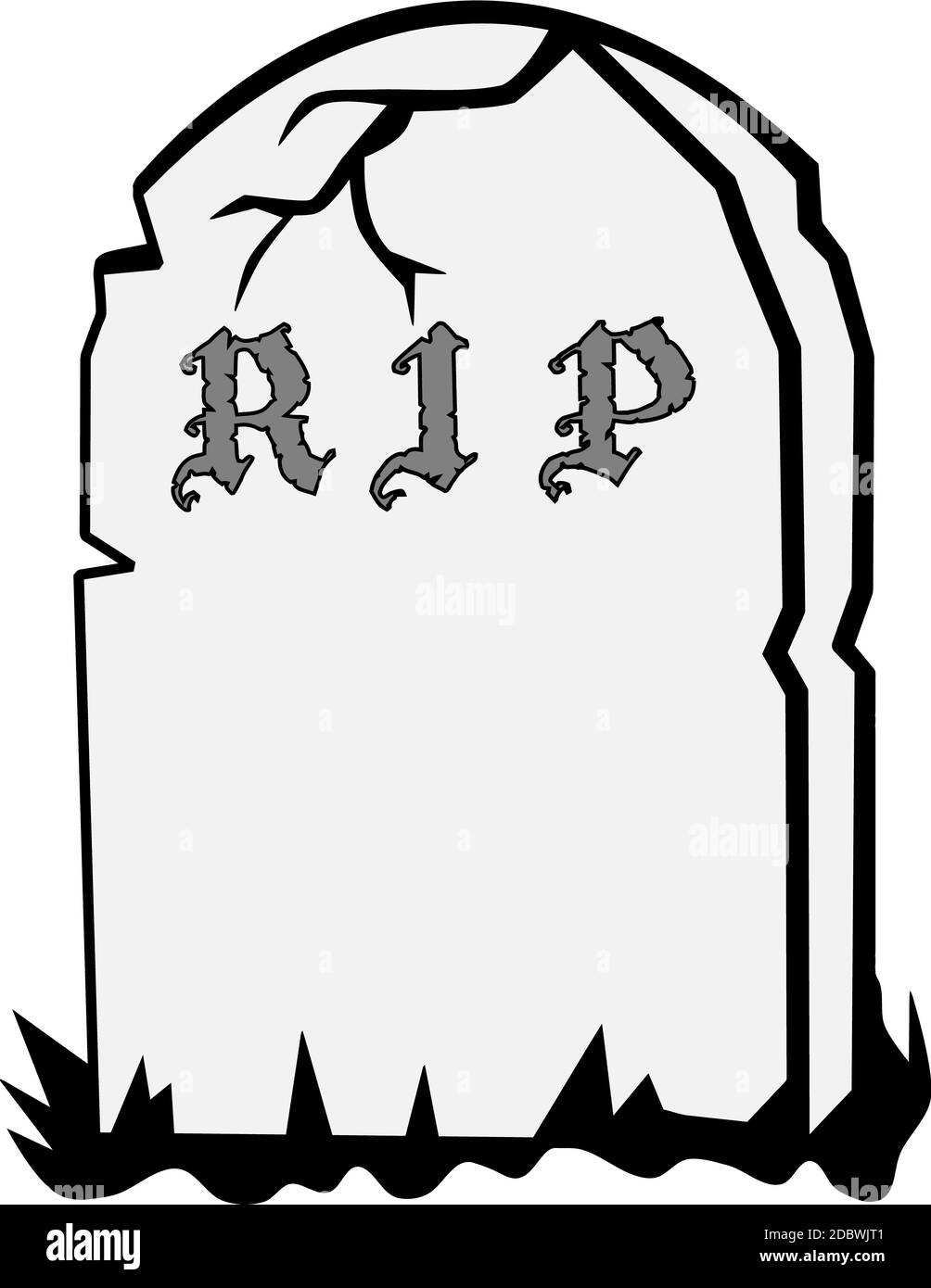 Rip-grab Grab Friedhof Halloween in Frieden ruhen Abbildung Stockfoto