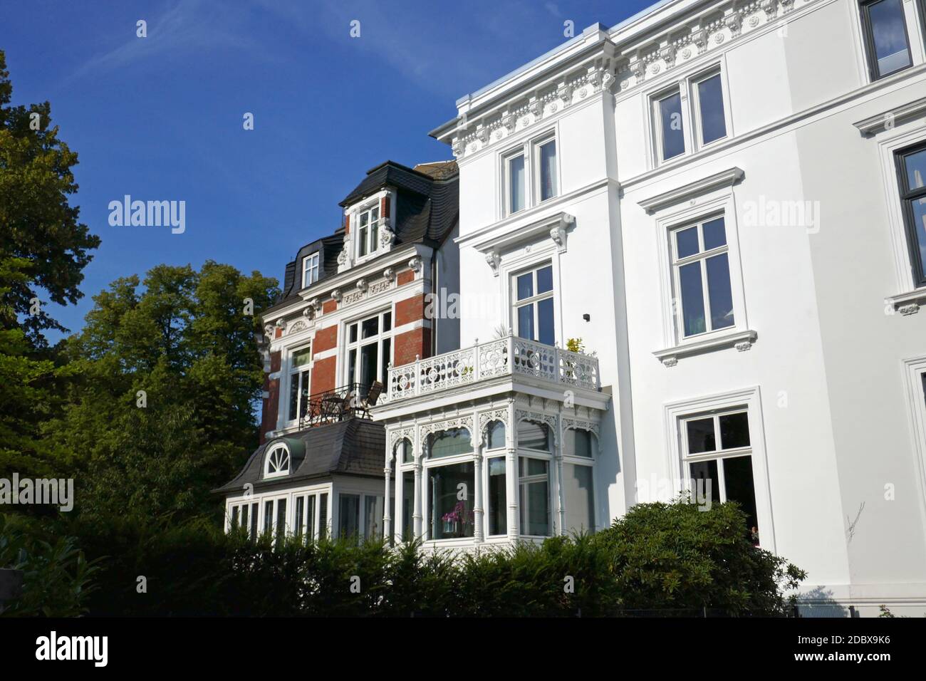 Traumhaus in Hamburg Stockfoto