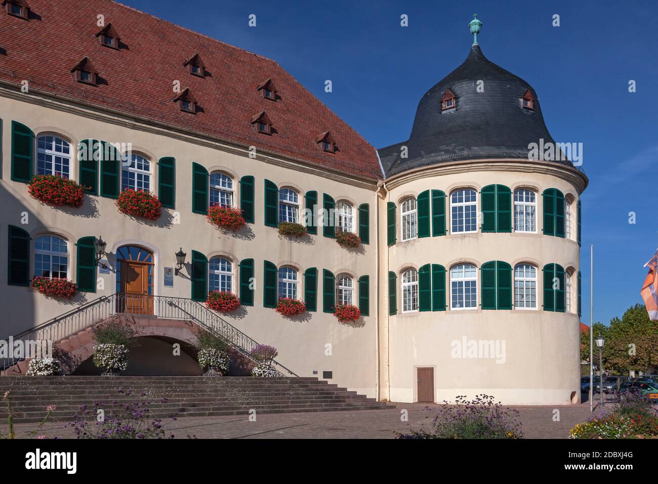 Geographie / Reisen, Deutschland, Rheinland-Pfalz, Bad Bergzabern, Schloss Bad Bergzabern auf Deutsch, Additional-Rights-Clearance-Info-not-available Stockfoto