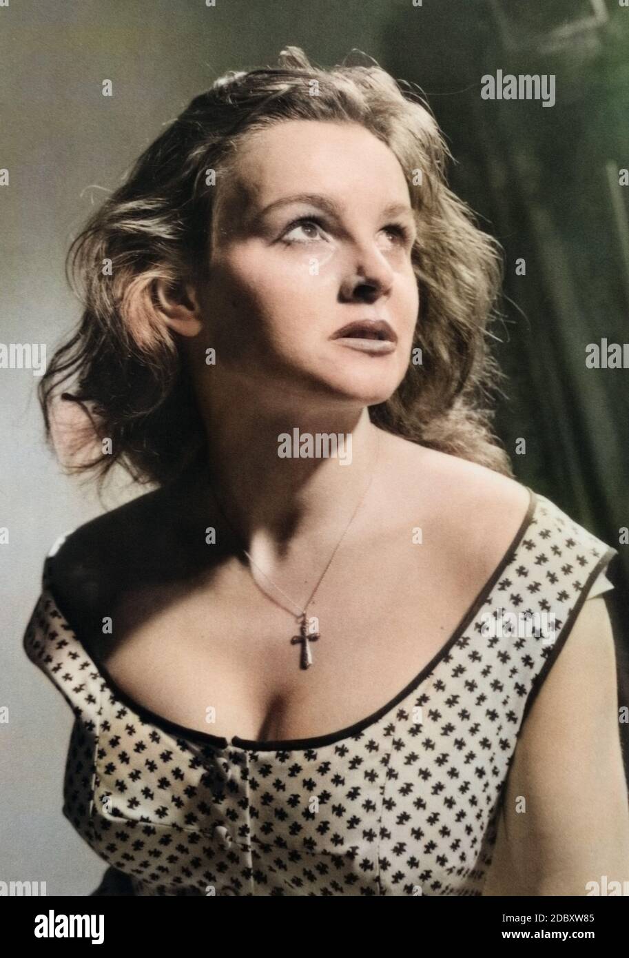 Ingrid Andree, deutsche Plant, Deutschland 1954. Deutsche