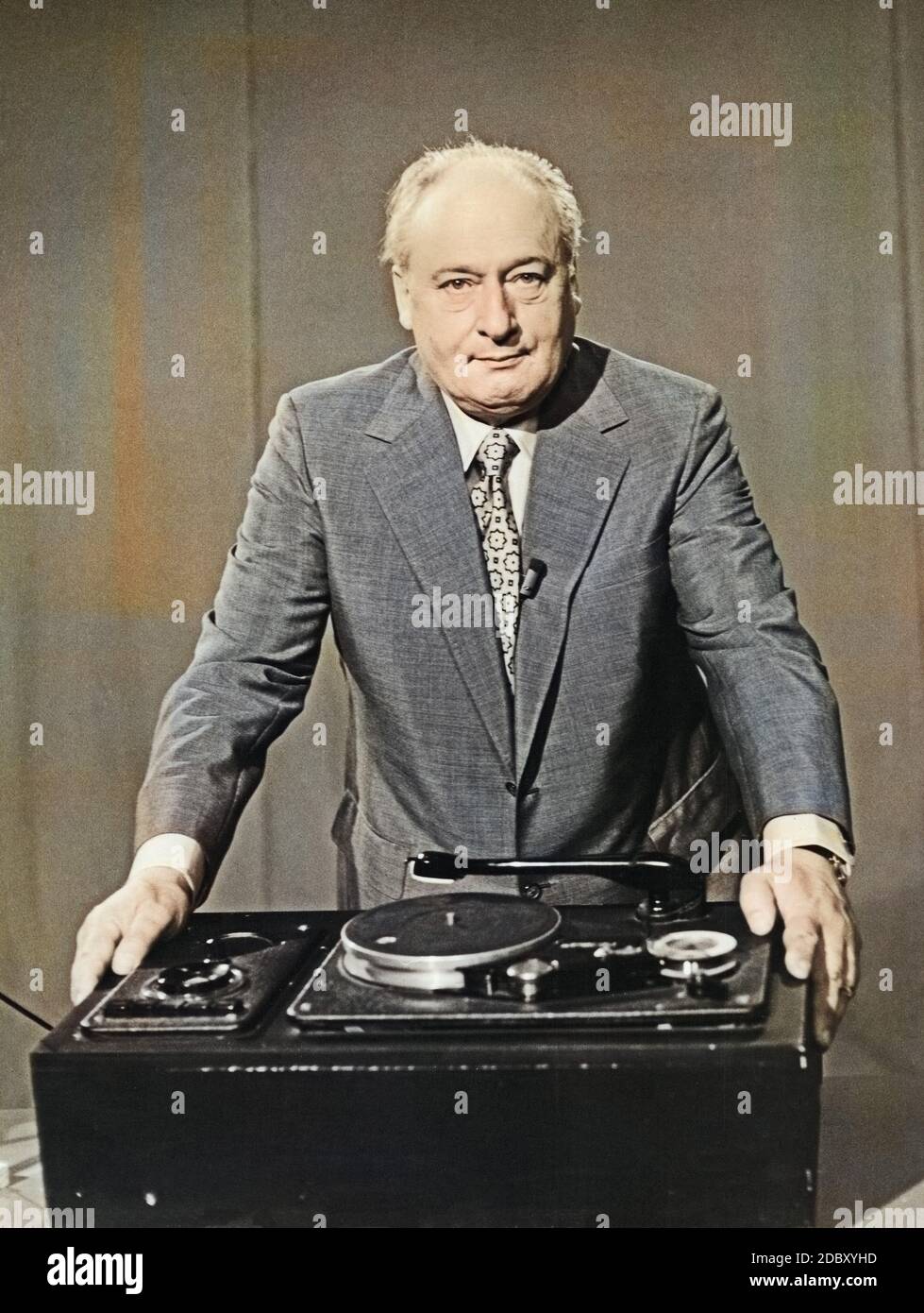 Professor Walter Bruch, deutscher Fernsehpionier und Entwickler des PAL