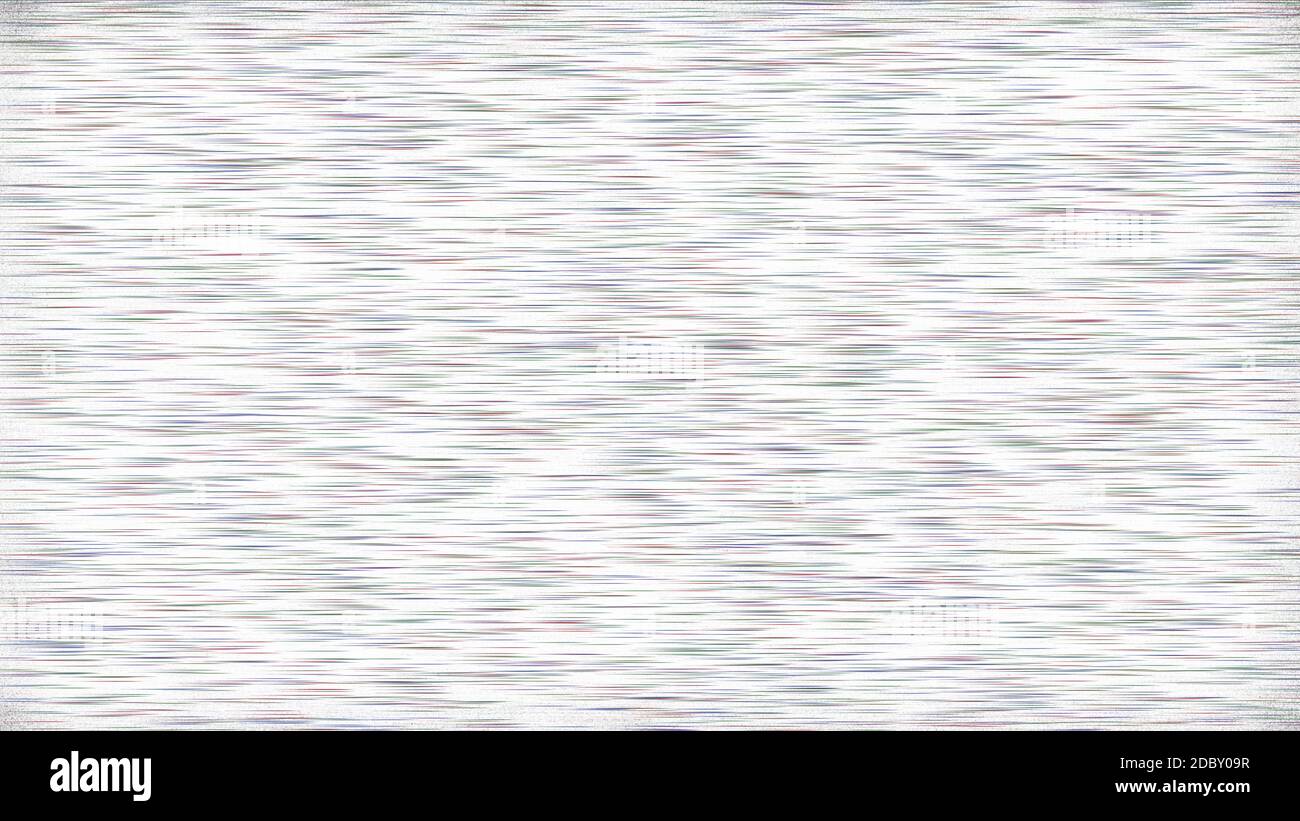 tv Schnee Farbe Rauschen Hintergrund Rendering Illustration Stockfoto