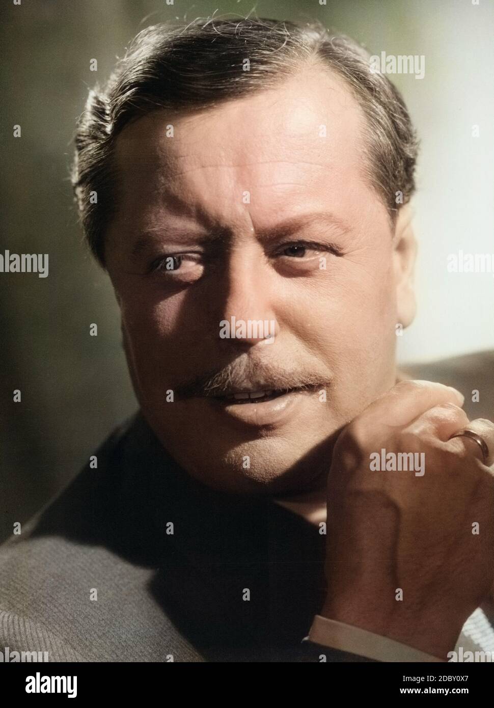 Paul Dahlke, deutscher Wis und Hörspielsprecher, Deutschland 1955