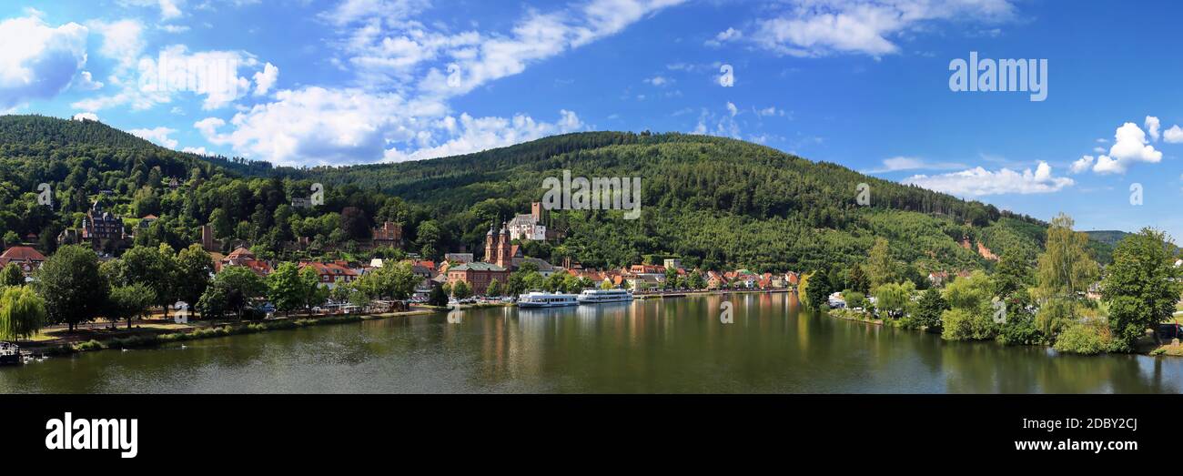 Miltenberg ist eine Stadt am Main mit vielen Sehenswürdigkeiten Stockfoto