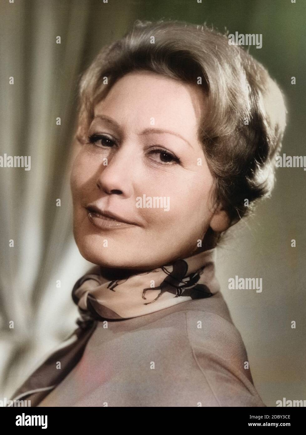 Heli Finkenzeller, deutsche Bühnen- und Filmschauspielerin, Deutschland 1950er Jahre. Deutsche Theater und Film Schauspielerin Heli Finkenzeller, Deutschland 1950. Stockfoto