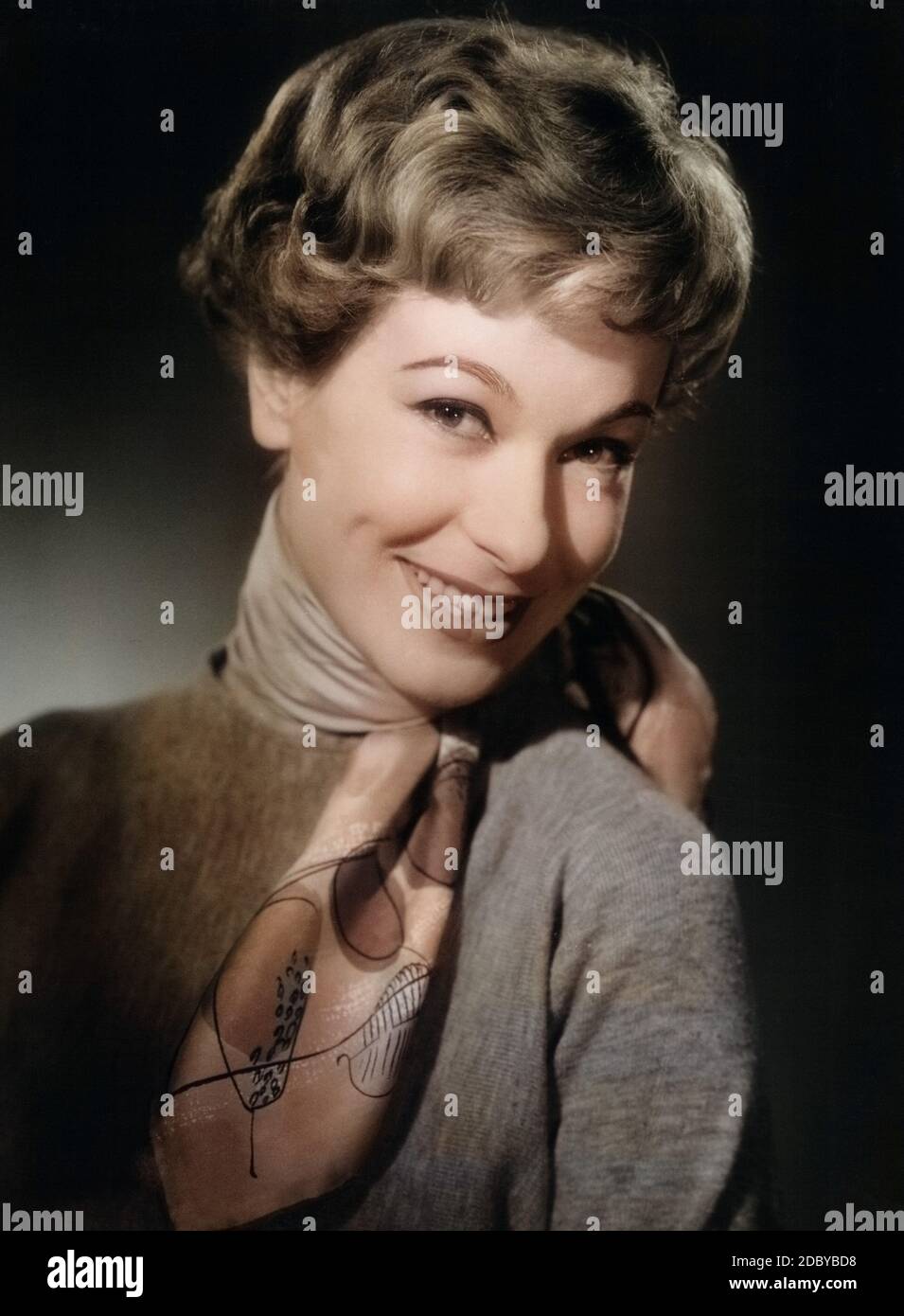 Eva Maria Meineke, deutsche Bühnen- und Filmschauspielerin, Deutschland um 1956. Deutsche Theater und Film Schauspielerin Eva Maria Meineke, Deutschland um 1956. Stockfoto