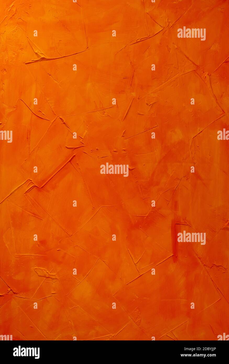 Orange bemalte abstrakte Textur Hintergrund Stockfoto