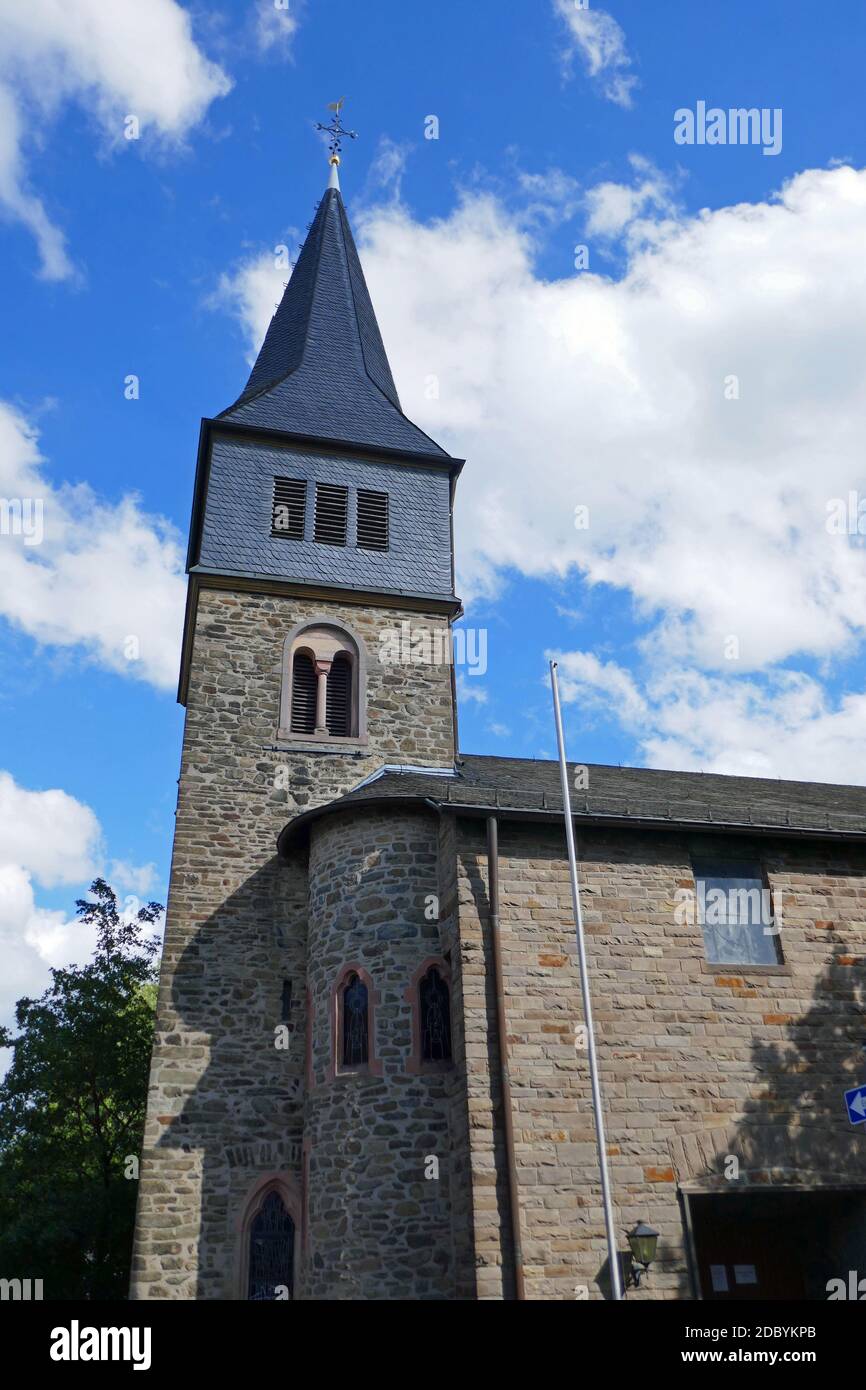Pfarrkirche St. Marien in Radevormwald Stockfoto