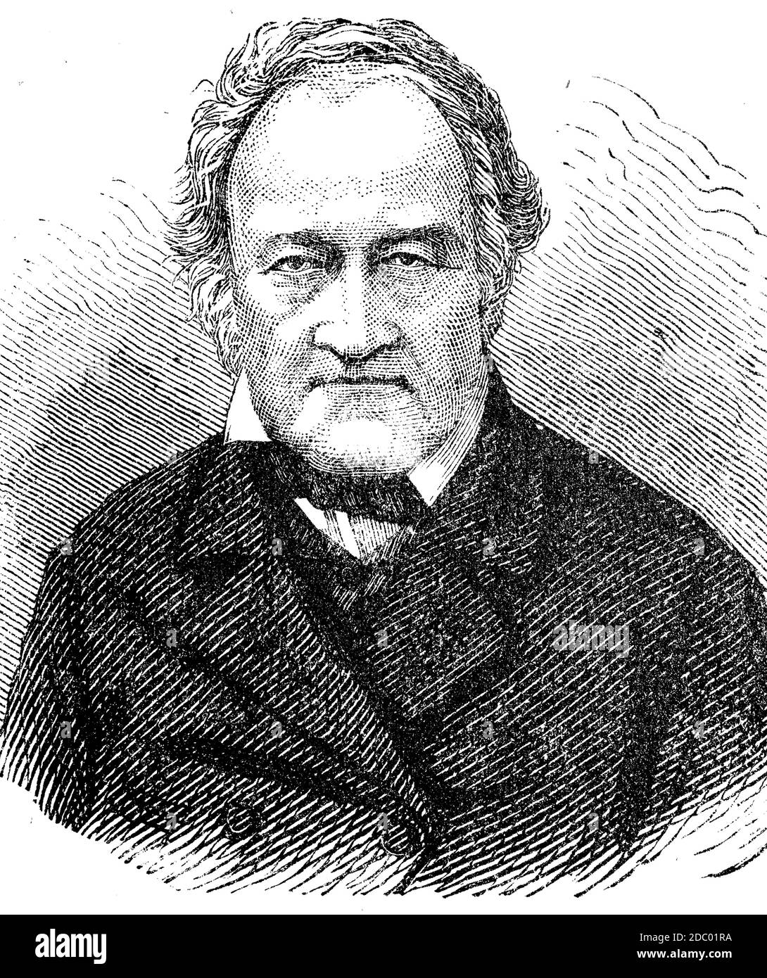 AMI Boue, 16. März 1794 – 21. November 1881, Geologe französischer Hugenotten-Herkunft / Ami Boue, 16. März 1794 - 21. November 1881, english-österreichischer Geologe und Mediziner, Historisch, historisch, digital verbesserte Reproduktion eines Originals aus dem 19. Jahrhundert / digitale Reproduktion einer Originalvorlage aus dem 19ten Jahrhundert. Jahrhundert Stockfoto