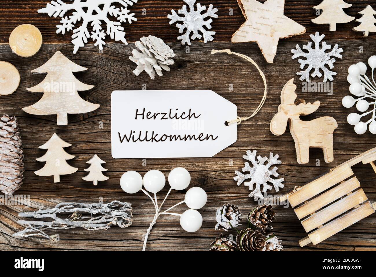 Willkommen Weihnachten Willkommen Stockfotos Und Bilder Kaufen Alamy