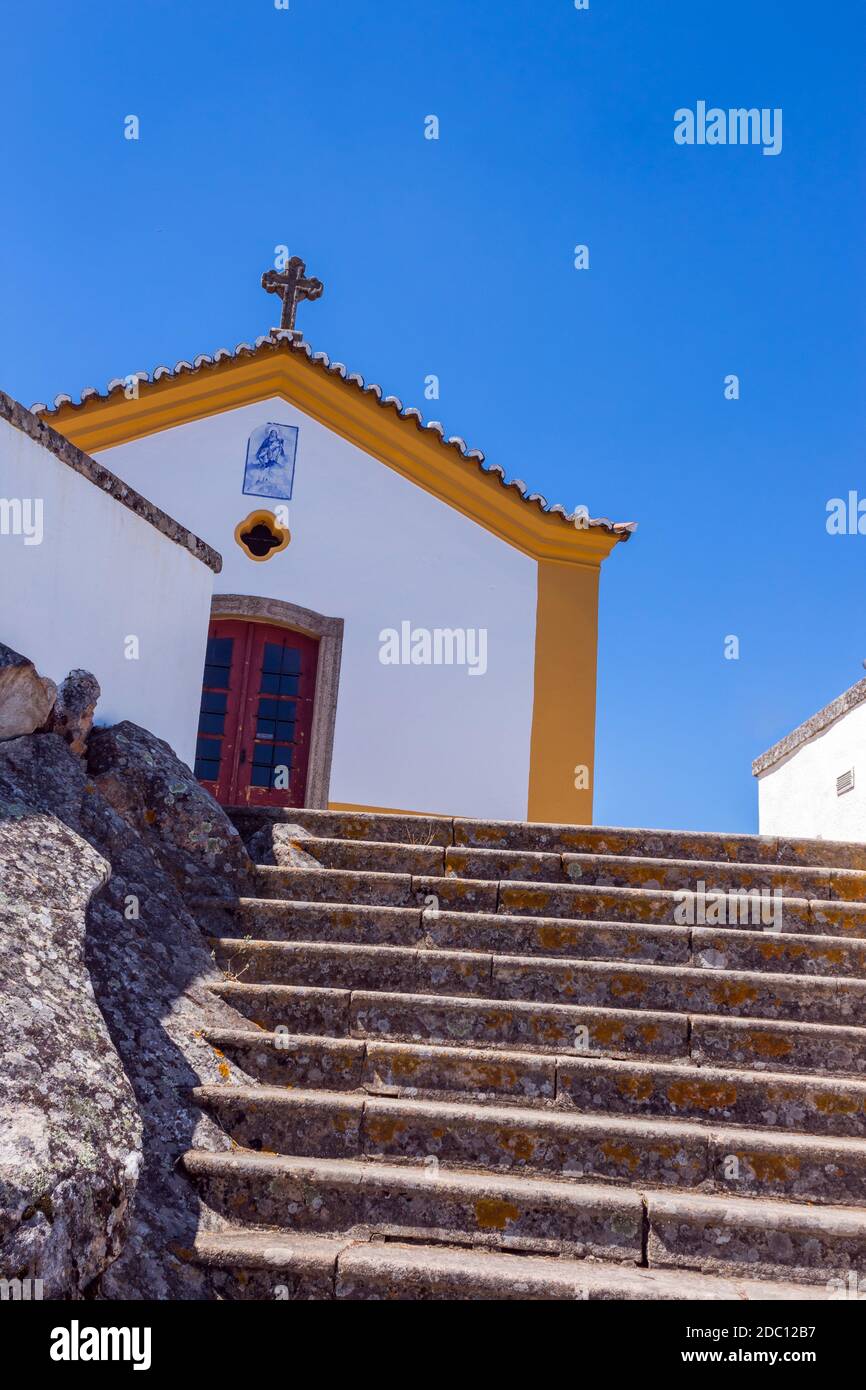Ermida da Nossa Senhora da Penha in Serra de Sao Mamede in Castelo de Vide, Portugal Stockfoto