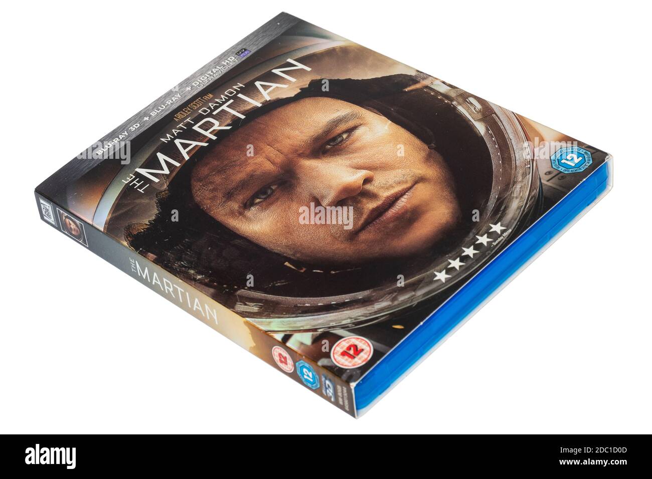 Die Martian blu-ray Disc (DVD) Stockfoto