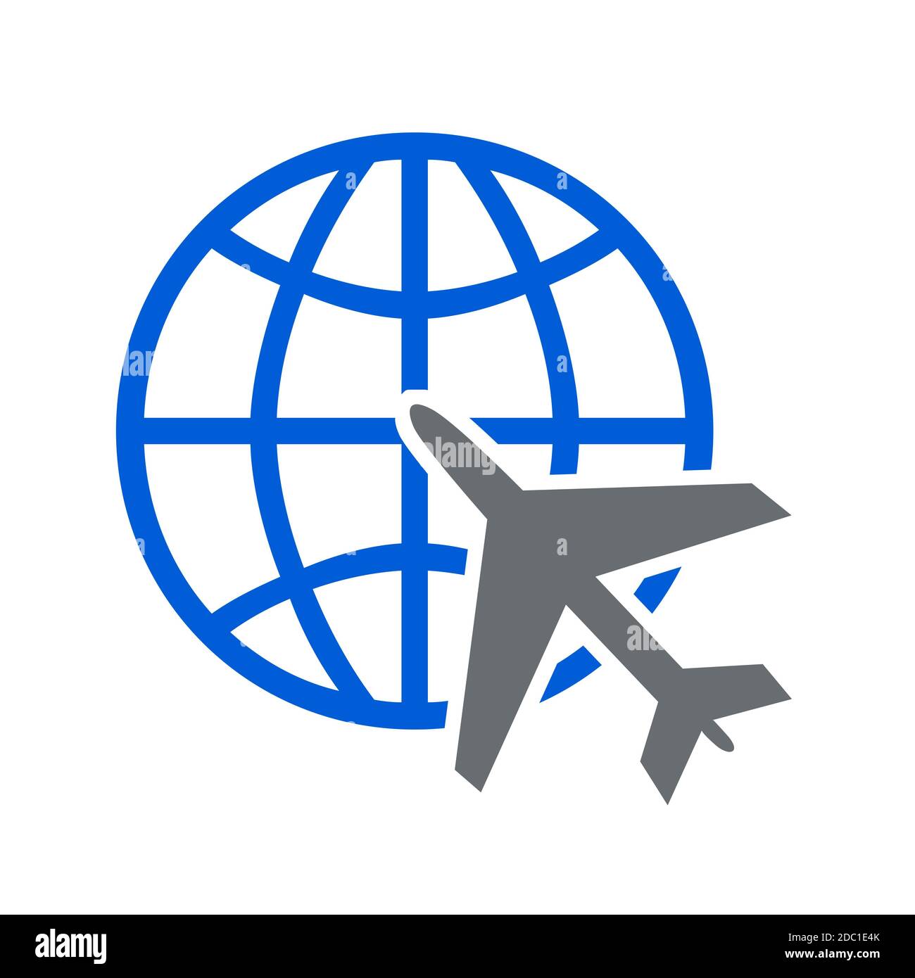 Flugzeug-Symbol Stockfoto