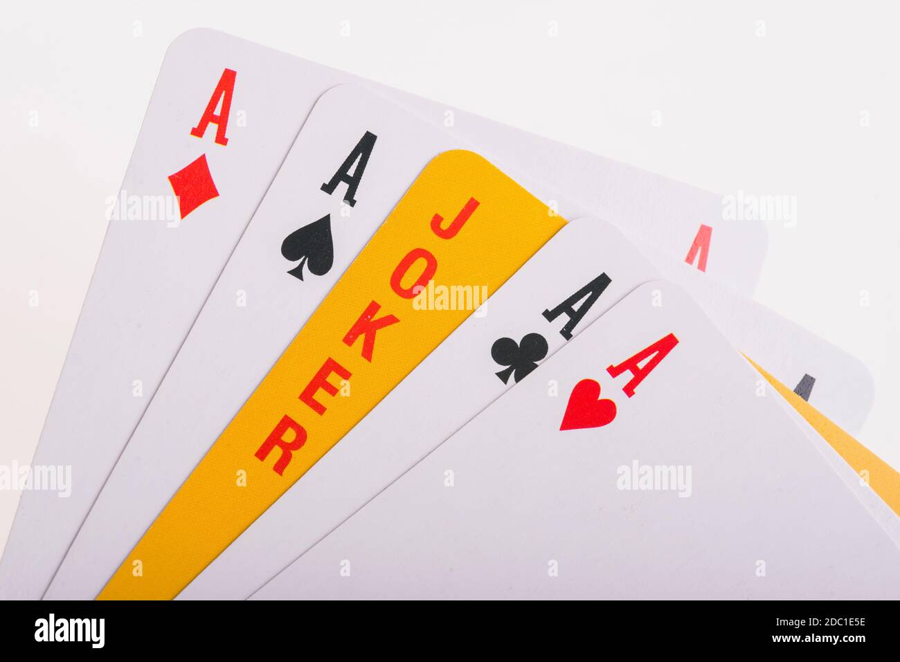 Poker-Karten Stockfoto