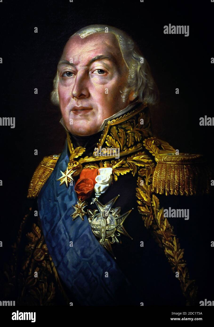 François-Henri de Franquetot de Coigny, duc de Coigny 1737 – 1821 Marschall von Frankreich, Französisch. ( Armee von Kaiser Napoleon Bonaparte ) Stockfoto