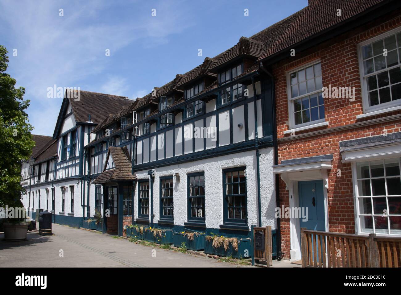 Gebäude in der Altstadt von Beaconsfield in Großbritannien Stockfoto