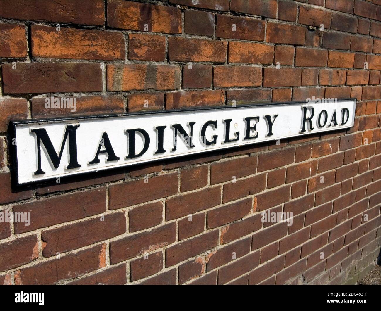 Madingley Road, Cambridge Stockfoto