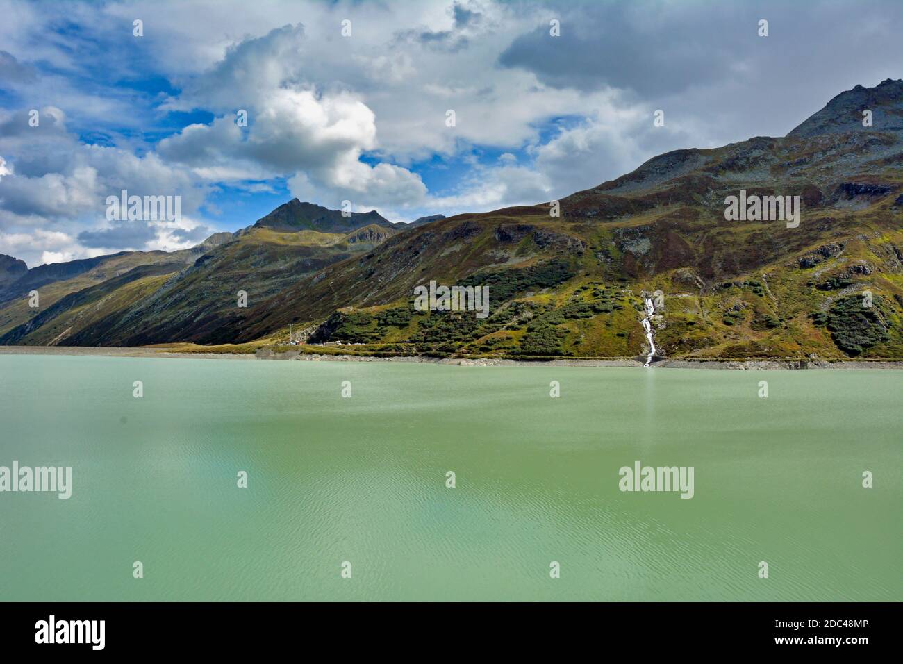 Der Silvretta Stausee in den Silvretta Bergen Stockfotografie Alamy