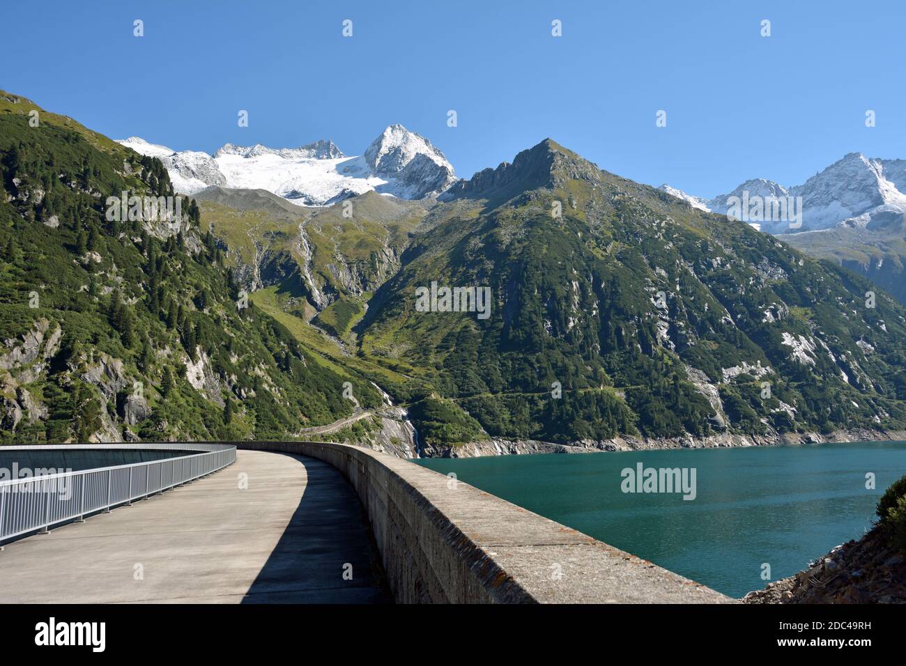 Zillergründl Stausee in den Zillertaler Alpen Stockfoto
