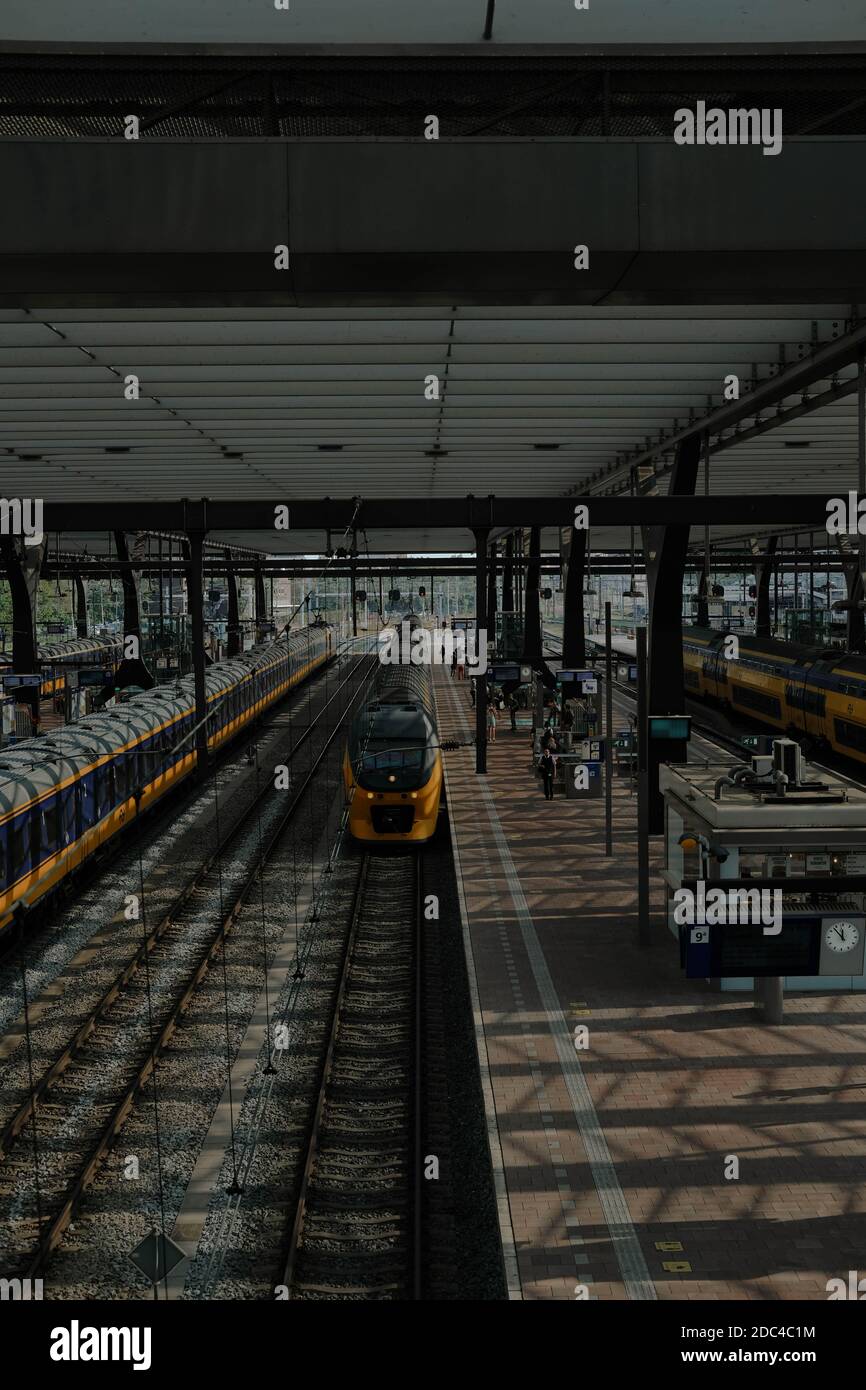 Wir hatten einen Auftrag über lange und schnelle Shutterspeed. Das war die schnelle, man sieht alles im Rahmen eingefroren und jeder steht still. Stockfoto