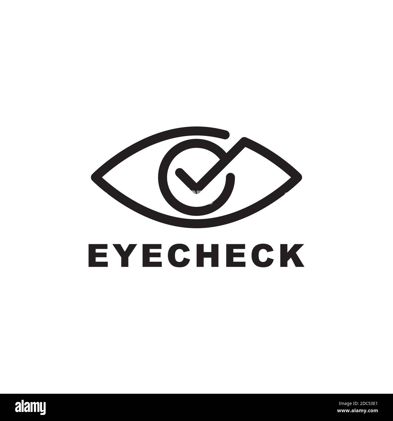 Eye Care Logo Design template.Eye Symbol für medizinische Klinik Stock Vektor