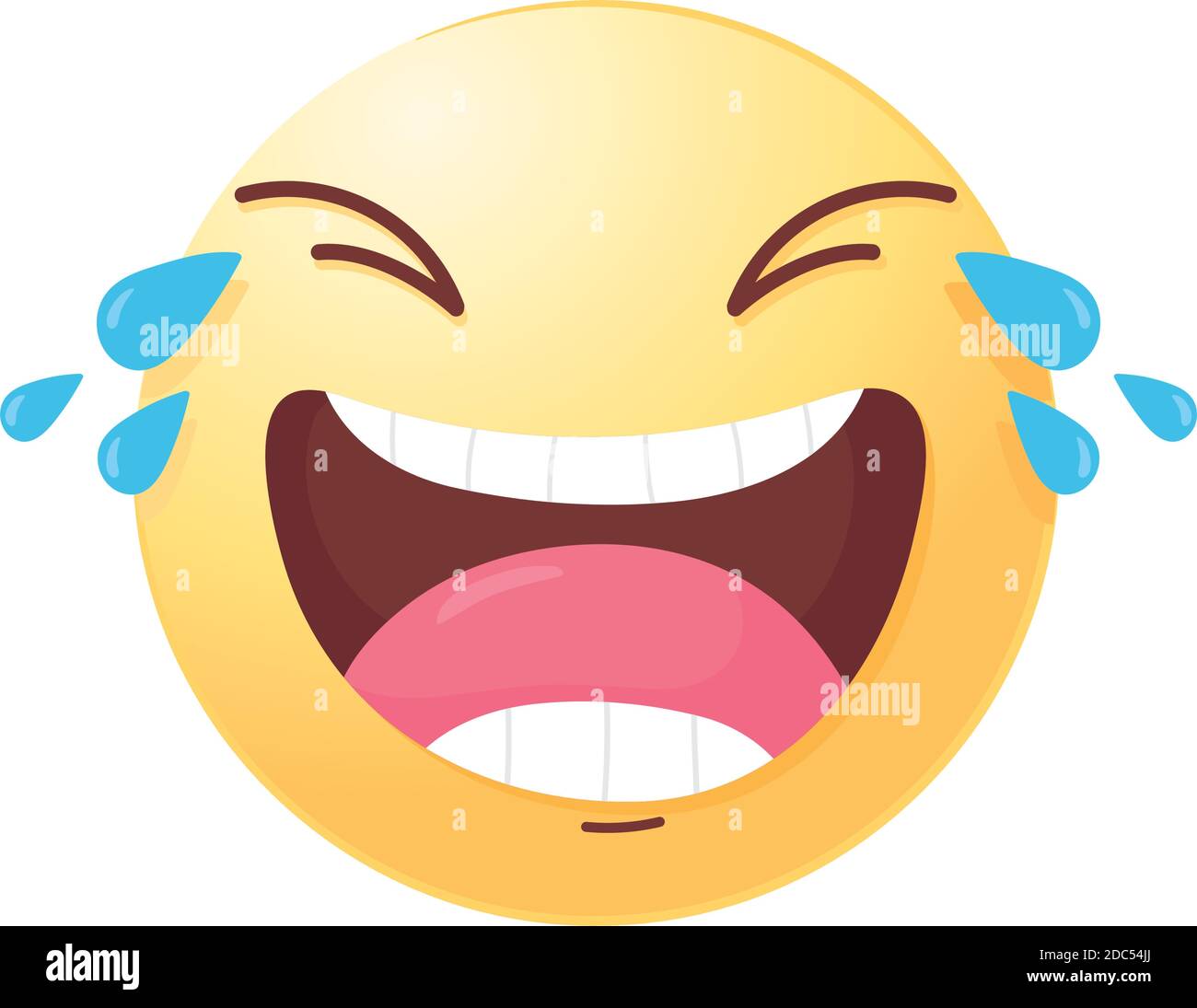 Weinen lachend emoji Ausgeschnittene Stockfotos und bilder Alamy