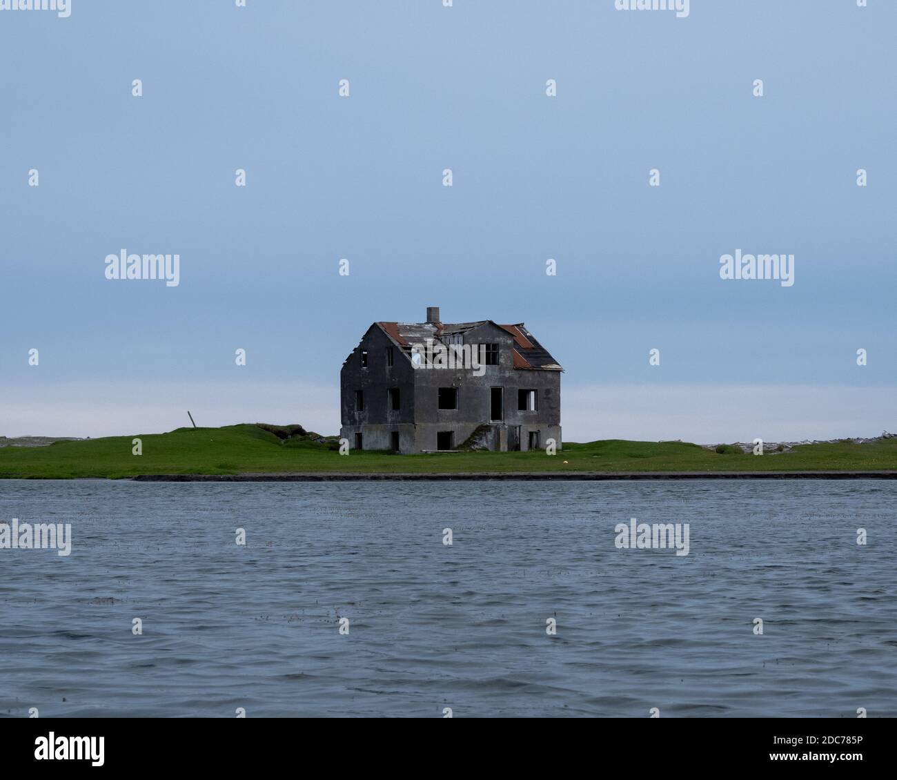 Verlassene Haus in island Stockfoto