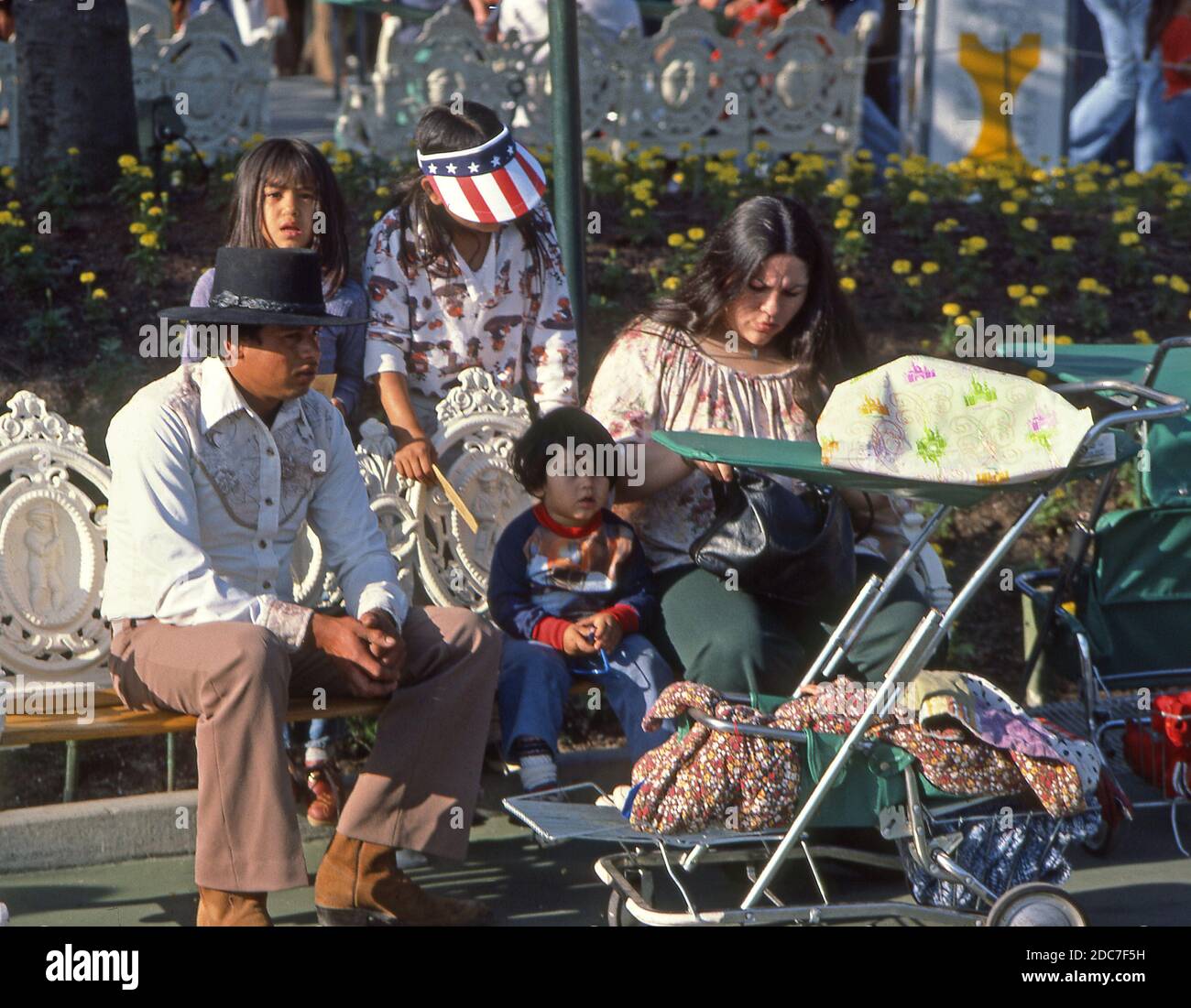 Familie, San Francisco, USA, 1977. Stockfoto