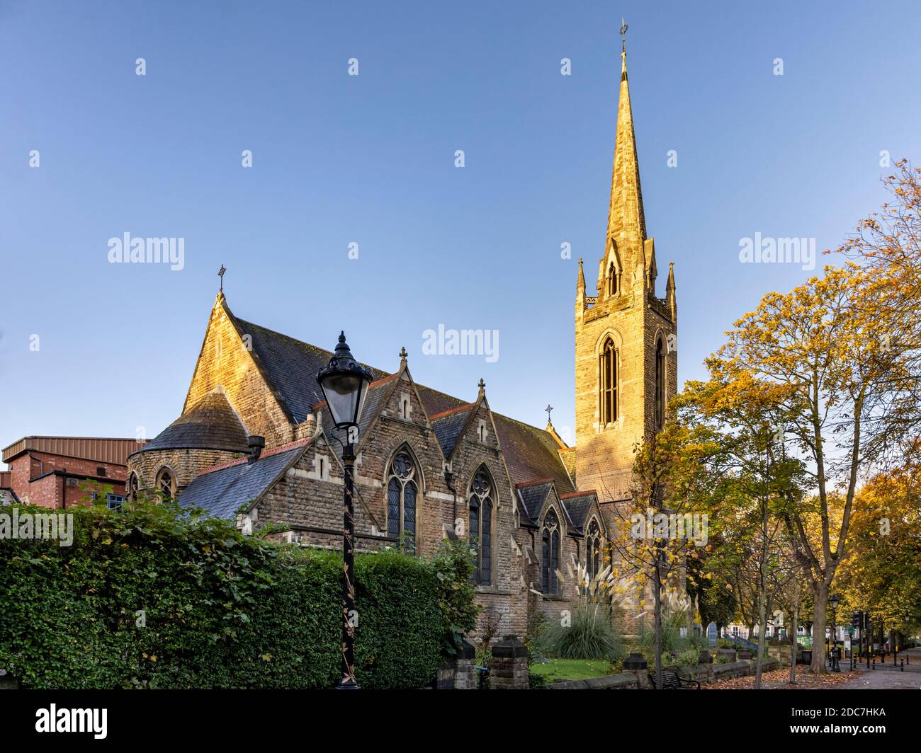 St. Stephen's United Reformierte Kirche, De Montfort St, Leicester Stockfoto