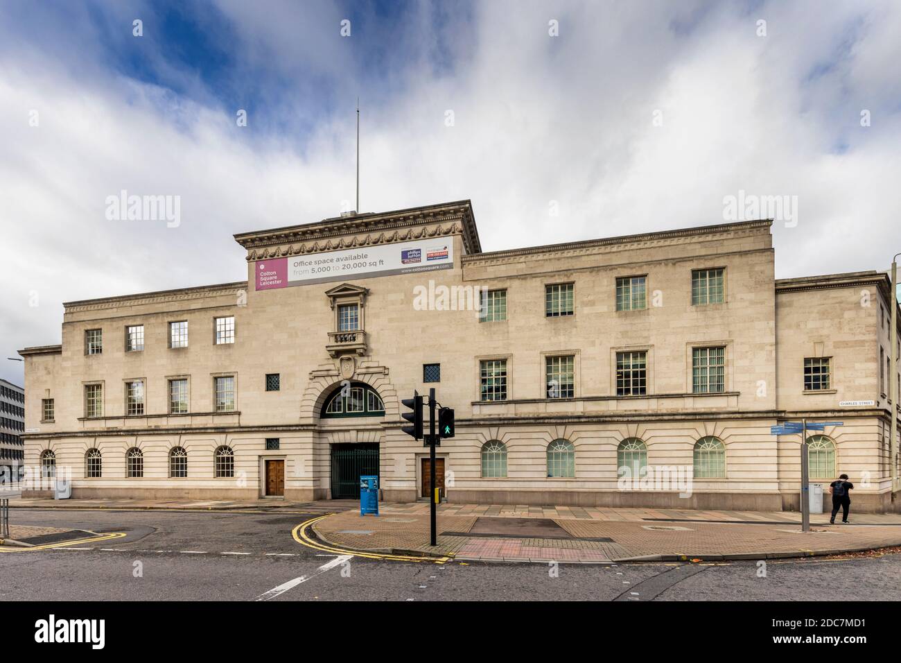 Die Grade II* gelistete ehemalige Polizeistation in der Charles Street, Leicester, England Stockfoto