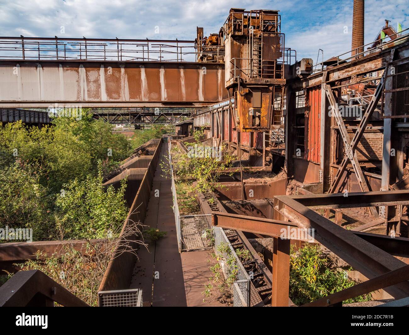 Völklinger Hütte Weltkulturerbe, Saarbrücken, Saarland, Deutschland Stockfoto