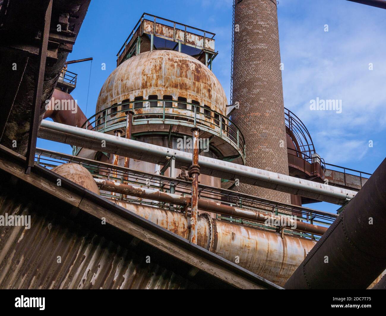 Völklinger Hütte Weltkulturerbe, Saarbrücken, Saarland, Deutschland Stockfoto