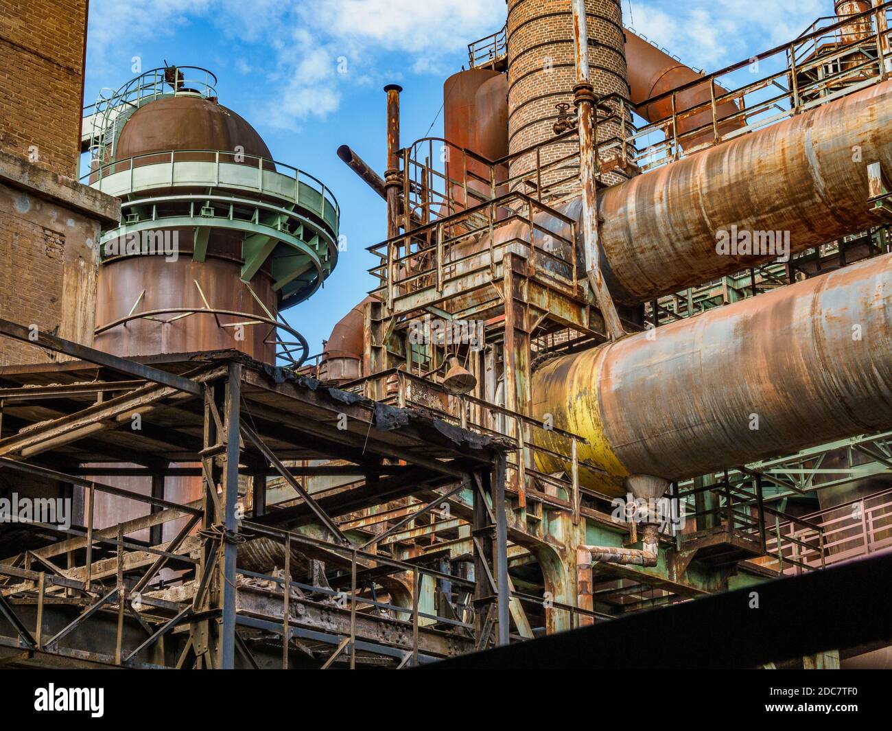 Völklinger Hütte Weltkulturerbe, Saarbrücken, Saarland, Deutschland Stockfoto