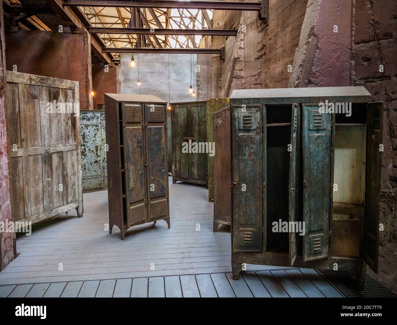 Völklinger Hütte Weltkulturerbe, Saarbrücken, Saarland, Deutschland Stockfoto
