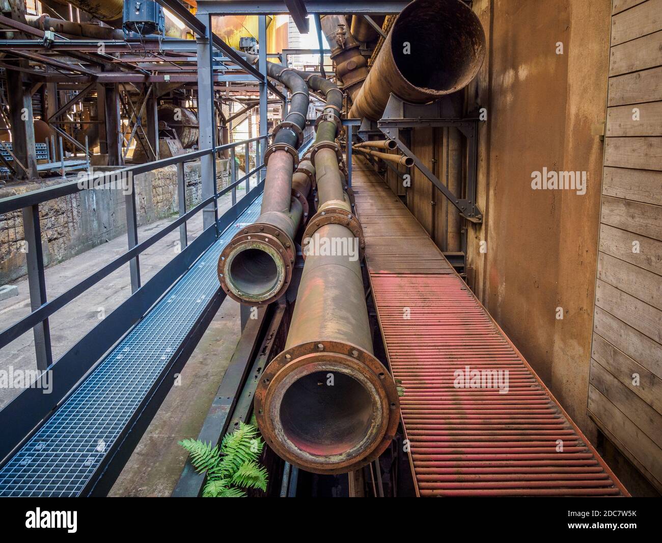 Völklinger Hütte Weltkulturerbe, Saarbrücken, Saarland, Deutschland Stockfoto