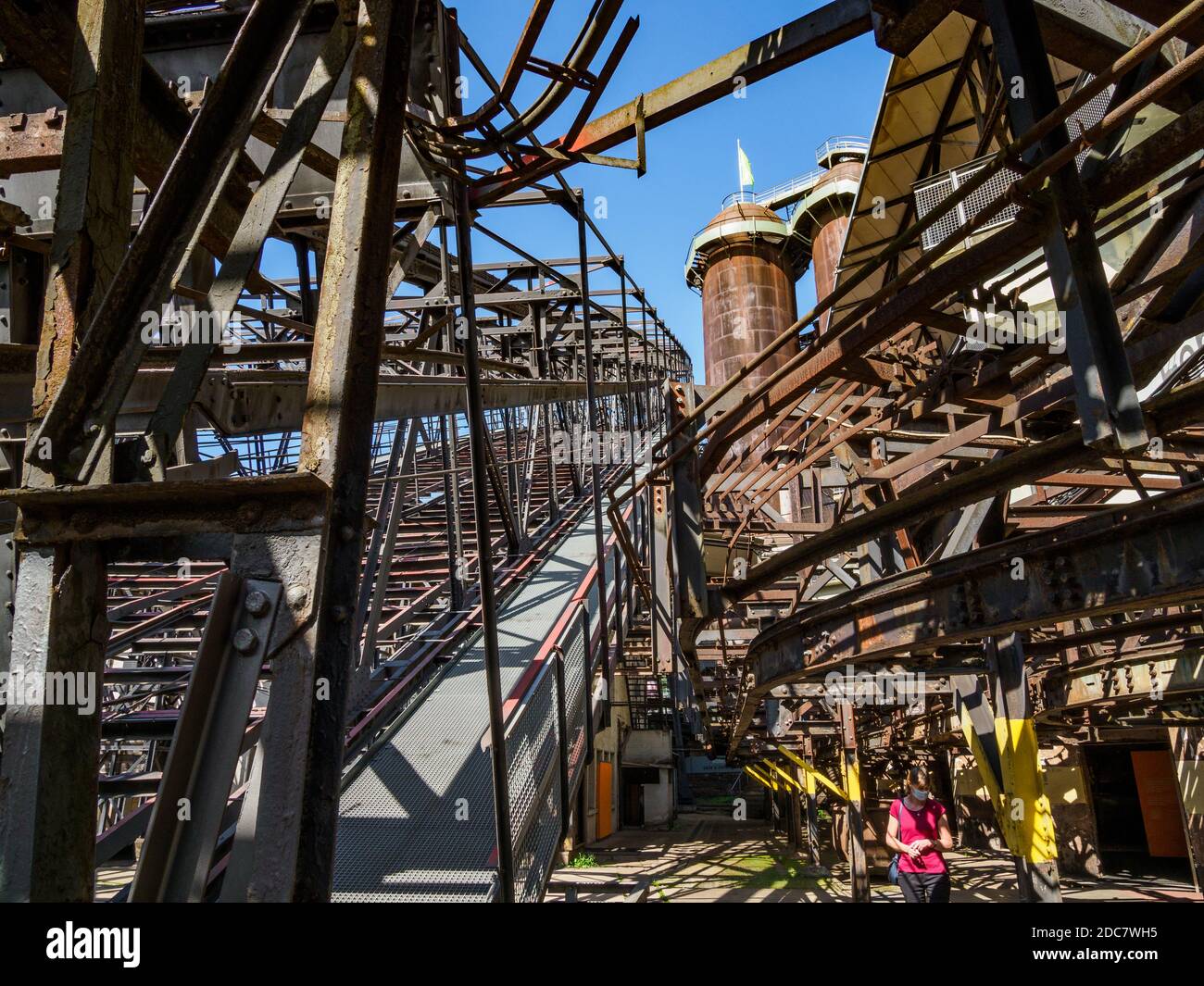 Völklinger Hütte Weltkulturerbe, Saarbrücken, Saarland, Deutschland Stockfoto