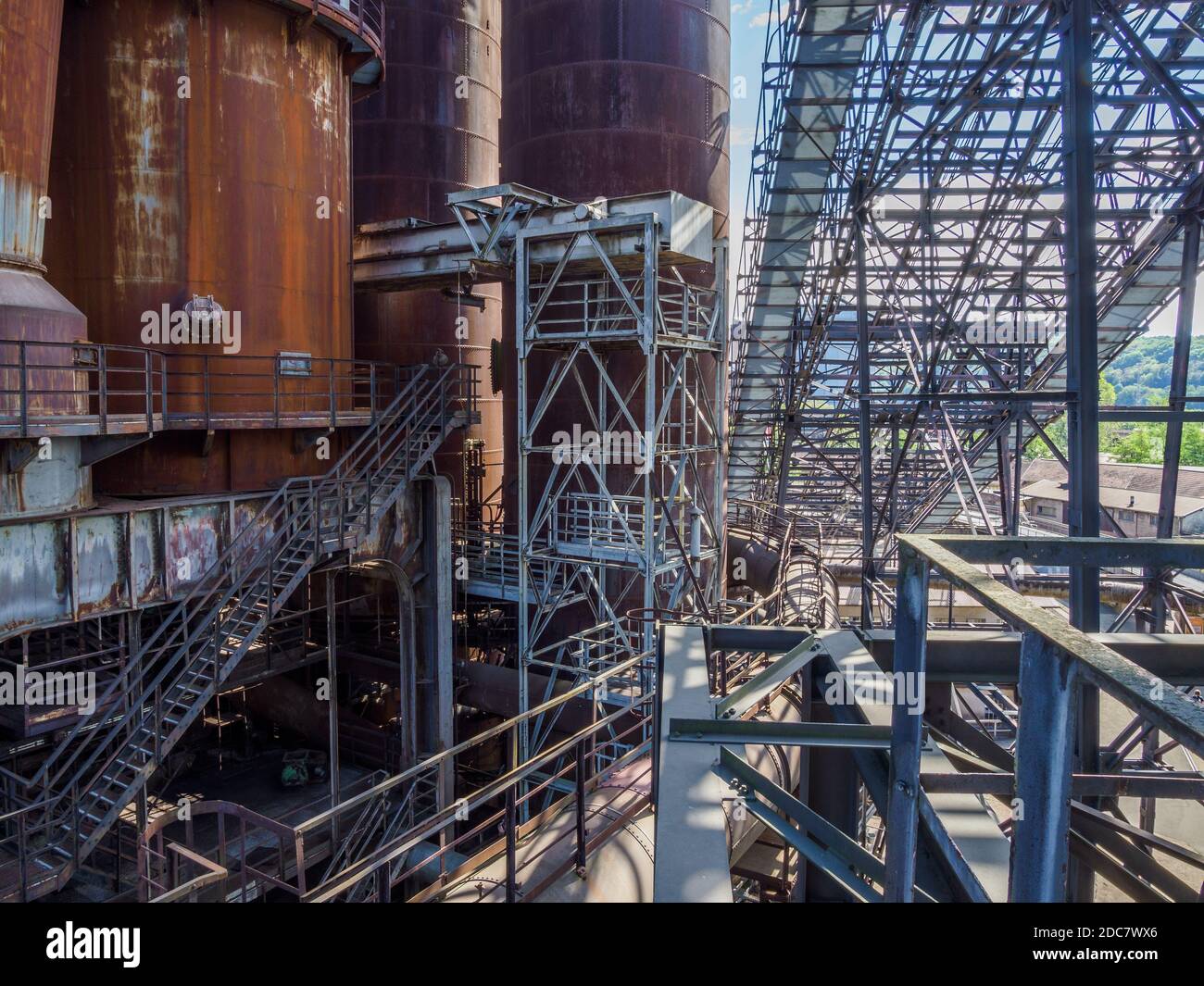 Völklinger Hütte Weltkulturerbe, Saarbrücken, Saarland, Deutschland Stockfoto