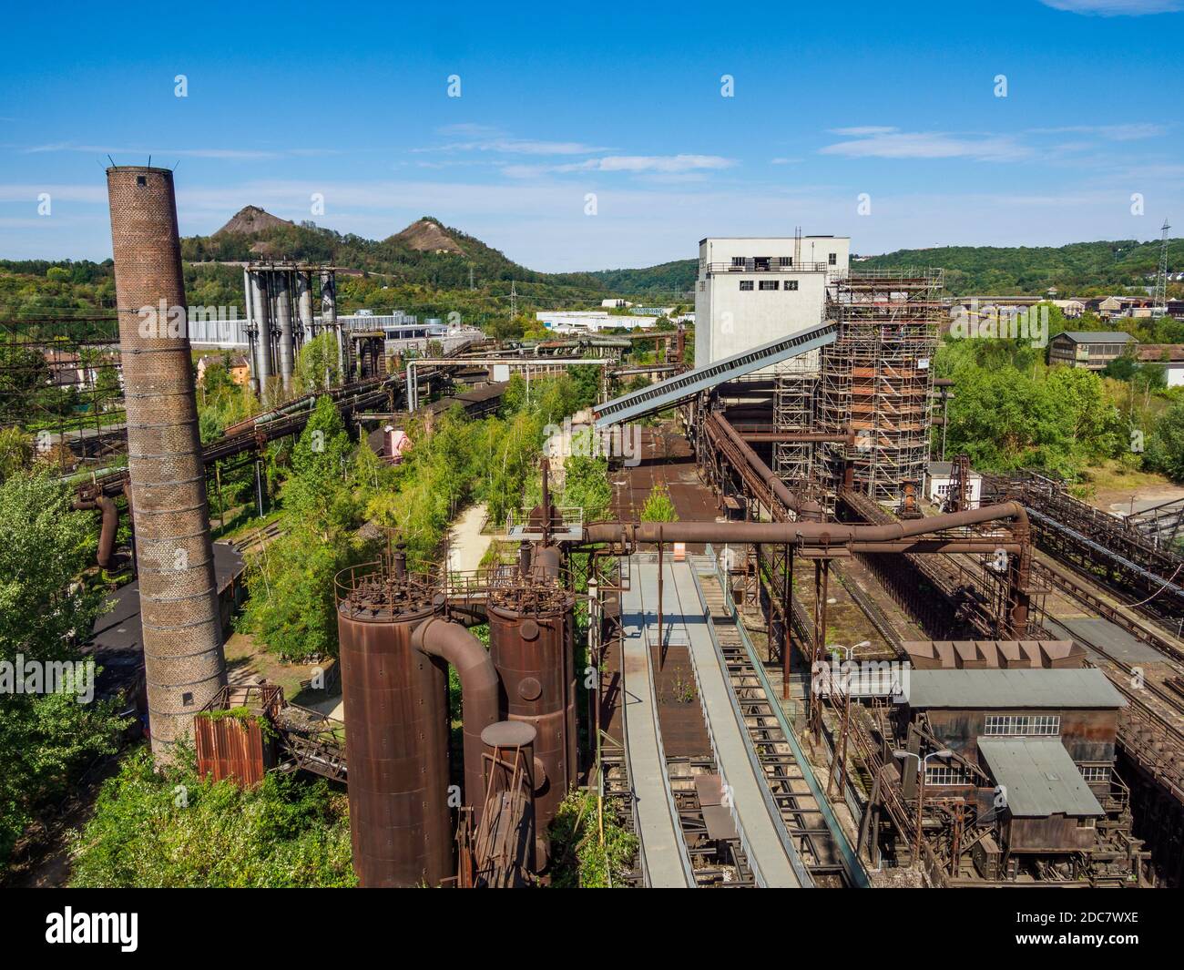 Völklinger Hütte Weltkulturerbe, Saarbrücken, Saarland, Deutschland Stockfoto