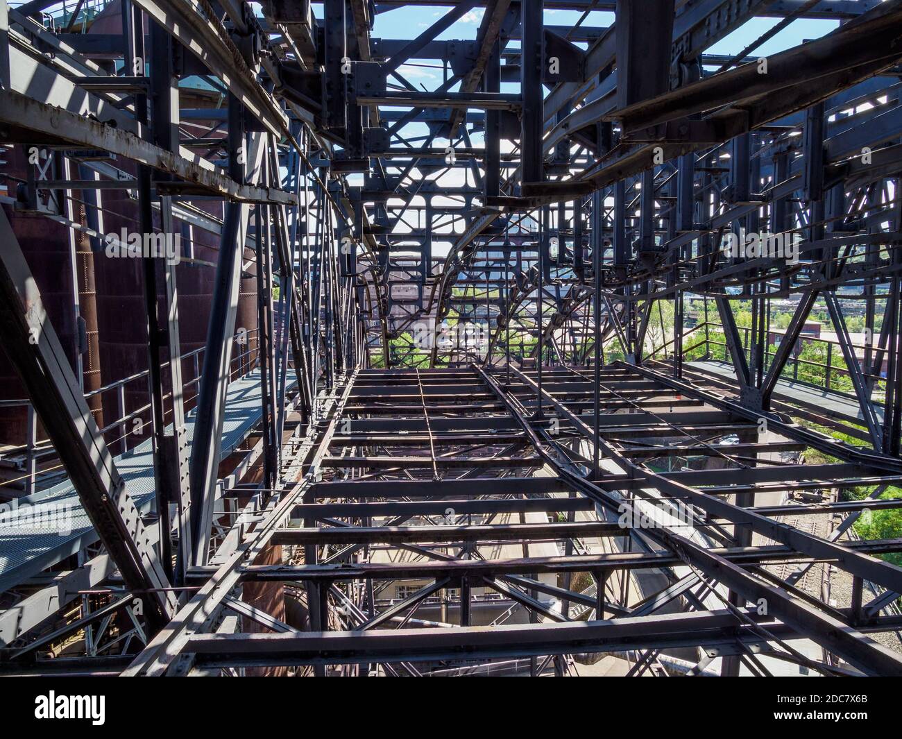 Völklinger Hütte Weltkulturerbe, Saarbrücken, Saarland, Deutschland Stockfoto