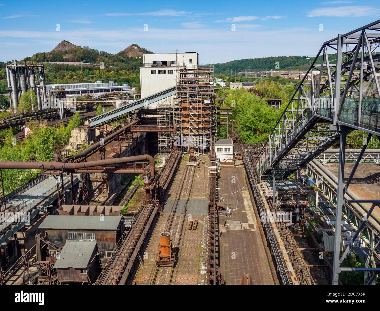 Völklinger Hütte Weltkulturerbe, Saarbrücken, Saarland, Deutschland Stockfoto