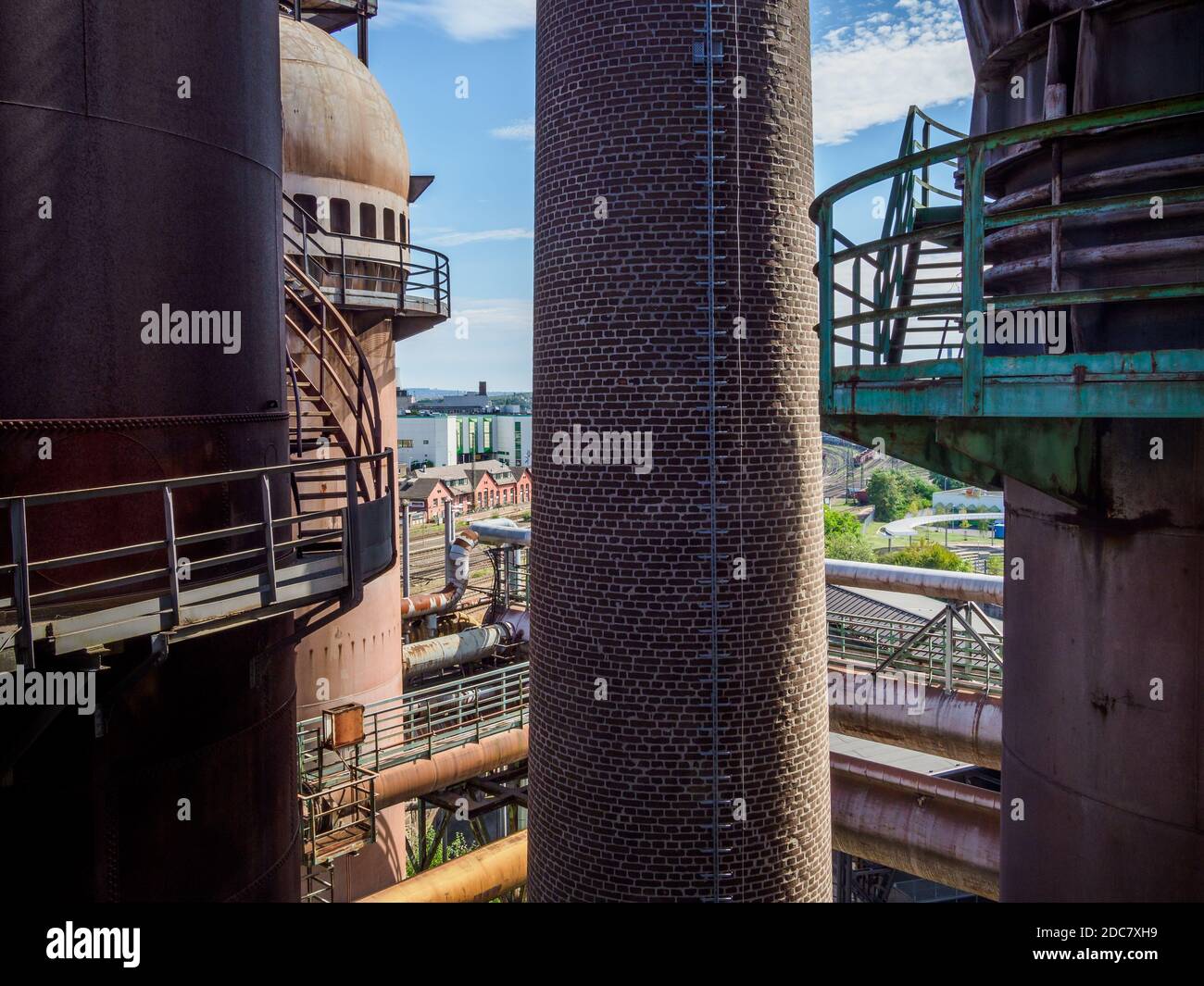 Völklinger Hütte Weltkulturerbe, Saarbrücken, Saarland, Deutschland Stockfoto