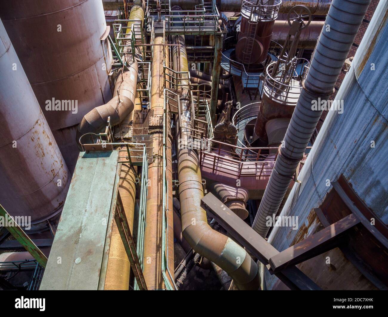 Völklinger Hütte Weltkulturerbe, Saarbrücken, Saarland, Deutschland Stockfoto