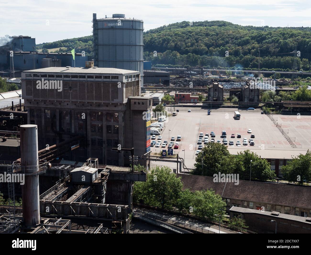 Völklinger Hütte Weltkulturerbe, Saarbrücken, Saarland, Deutschland Stockfoto