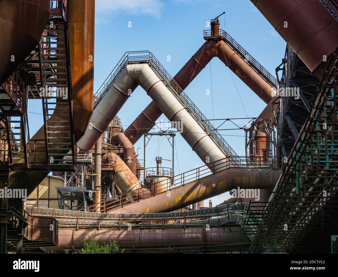 Völklinger Hütte Weltkulturerbe, Saarbrücken, Saarland, Deutschland Stockfoto