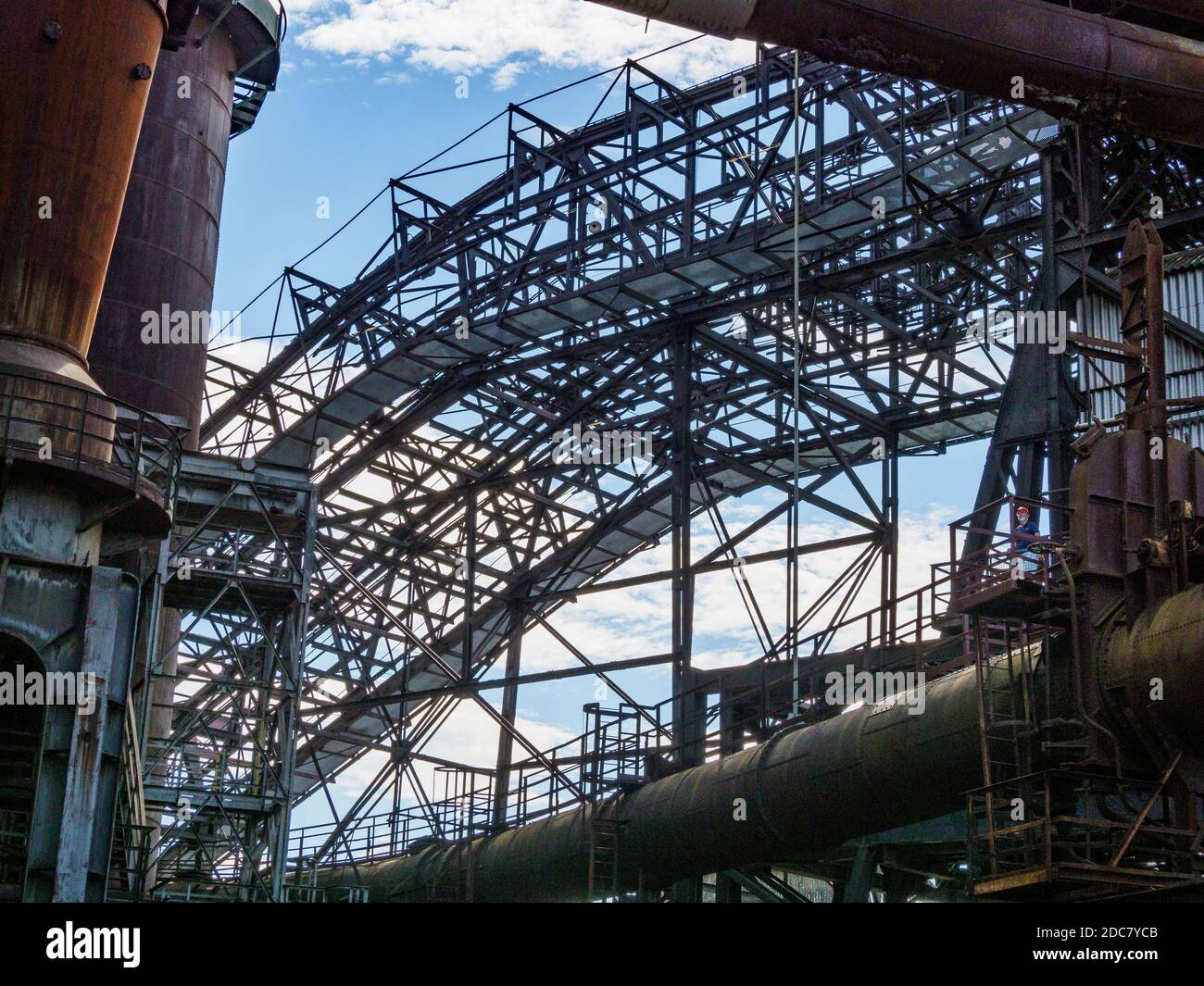 Völklinger Hütte Weltkulturerbe, Saarbrücken, Saarland, Deutschland Stockfoto
