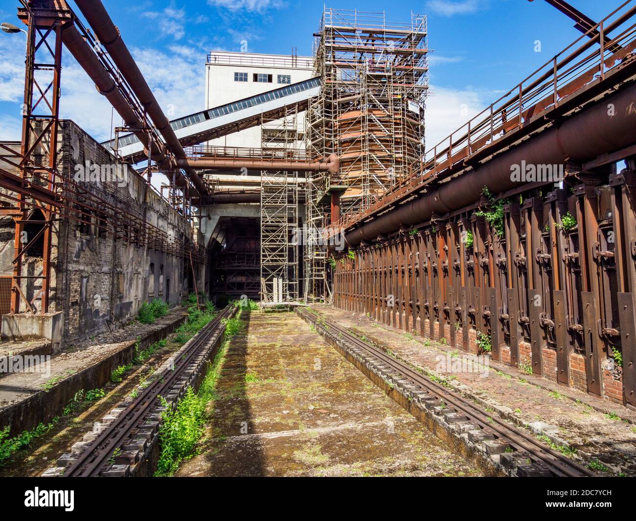 Völklinger Hütte Weltkulturerbe, Saarbrücken, Saarland, Deutschland Stockfoto