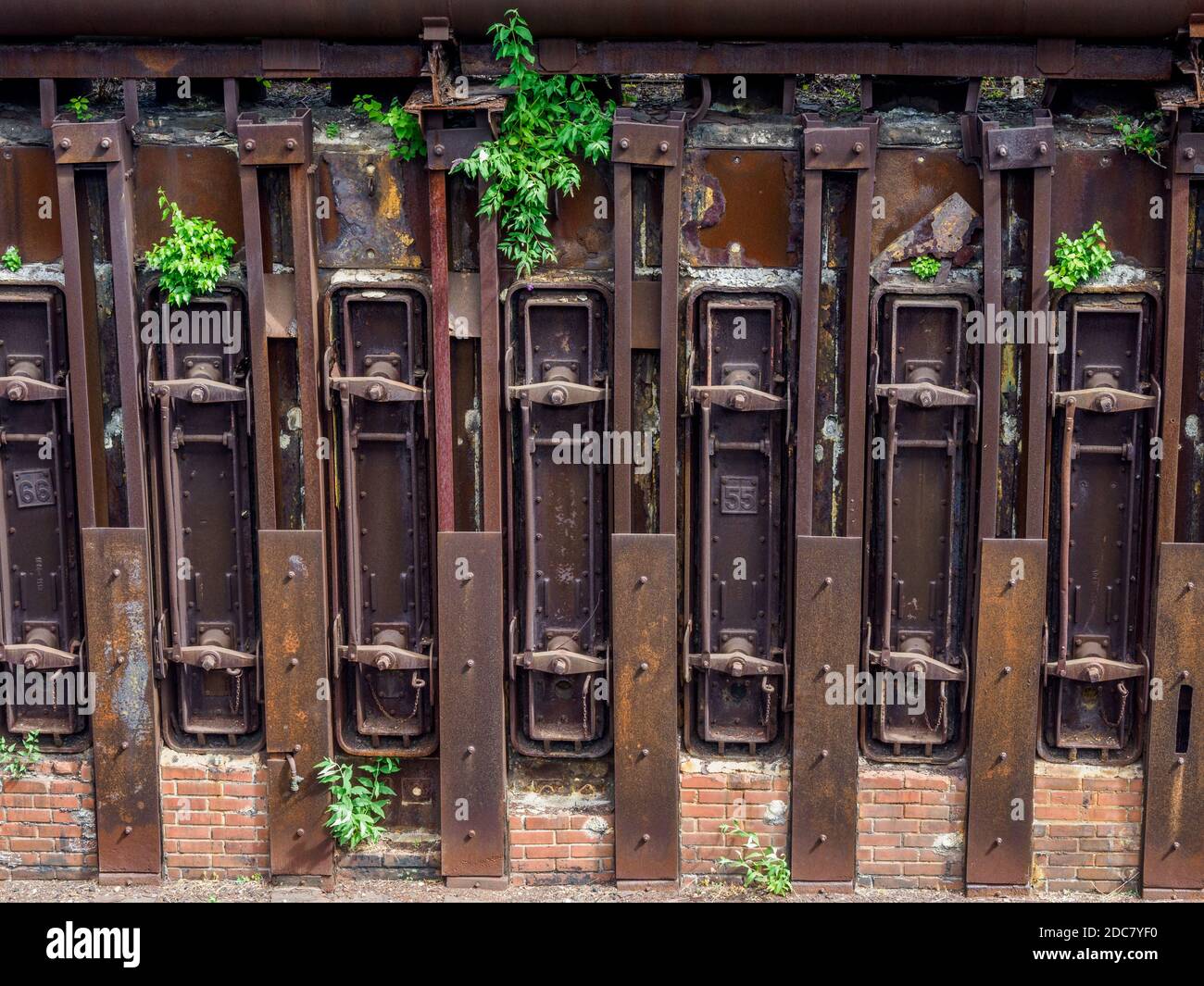 Völklinger Hütte Weltkulturerbe, Saarbrücken, Saarland, Deutschland Stockfoto