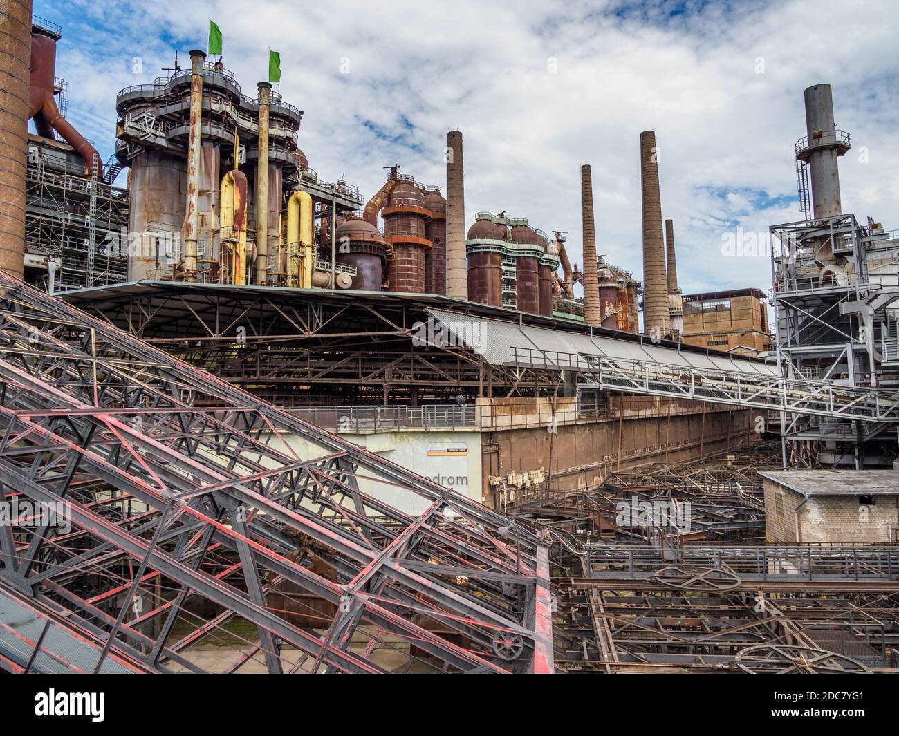Völklinger Hütte Weltkulturerbe, Saarbrücken, Saarland, Deutschland Stockfoto