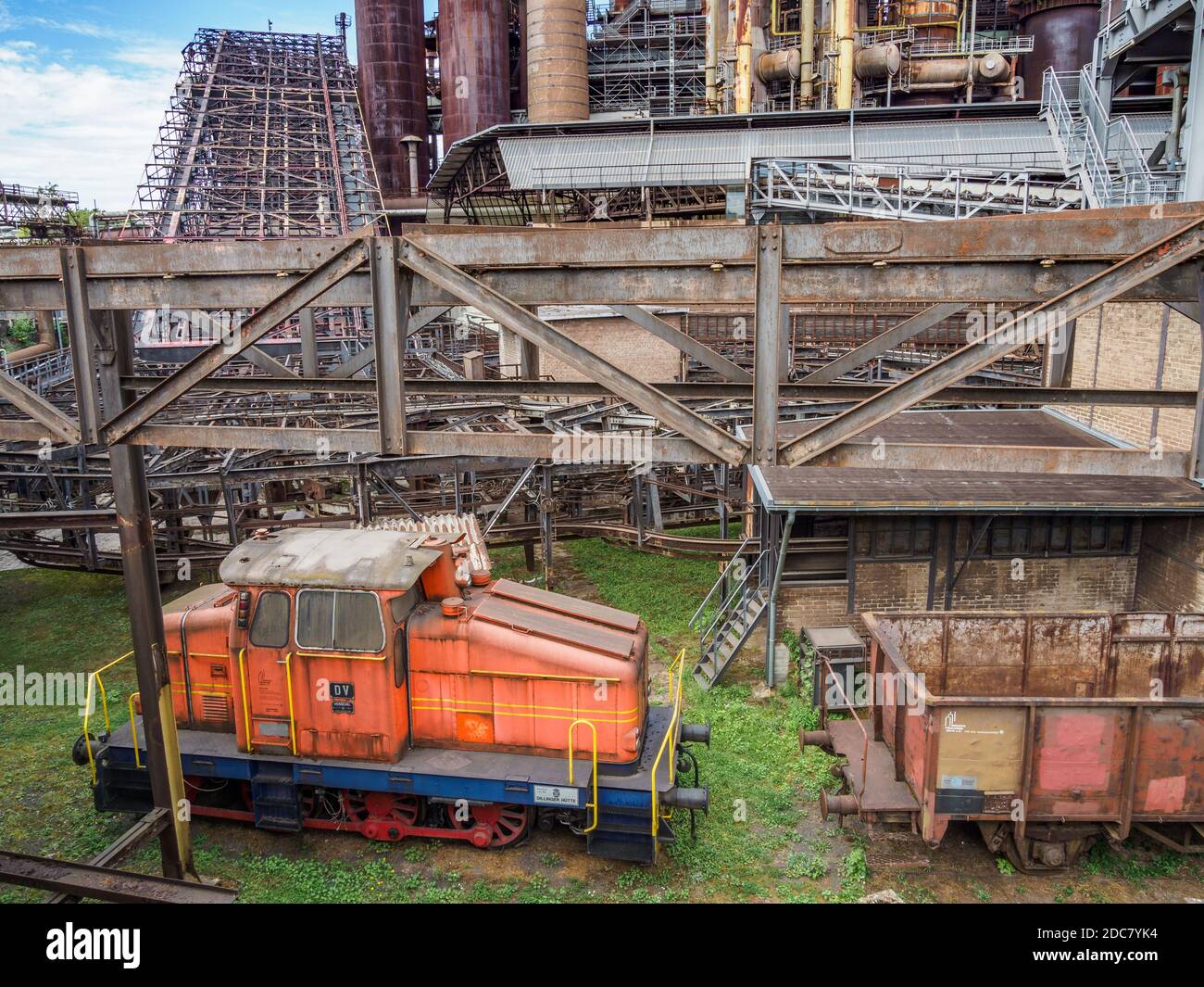 Völklinger Hütte Weltkulturerbe, Saarbrücken, Saarland, Deutschland Stockfoto